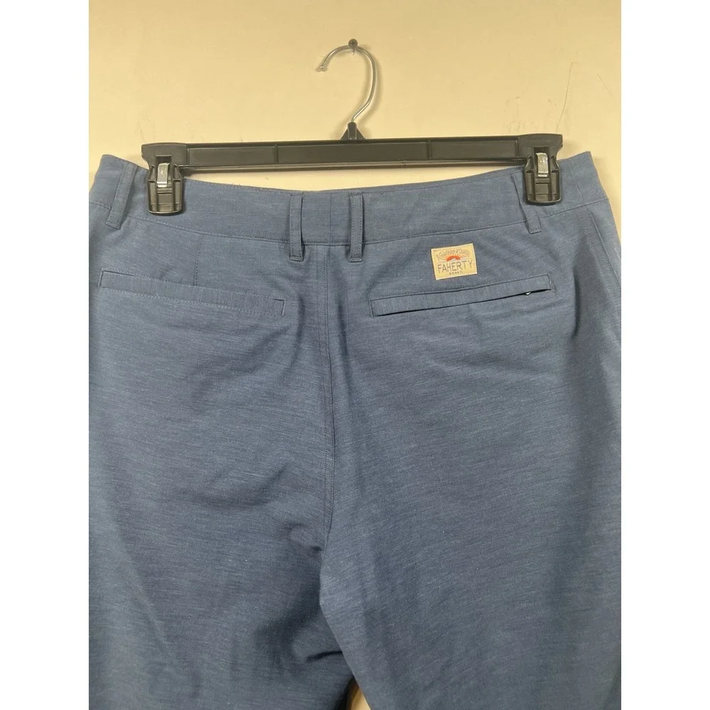 Faherty Men's All Day Shorts‎ SZ 34 Blue